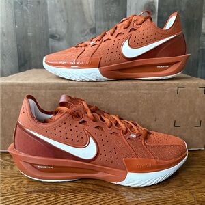 Nike Air Zoom GT Cut 3 TB Promo Texas Basketball Sz 7.5 Burnt Orange HJ7022-800